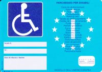 contrassegno invalidi europeo